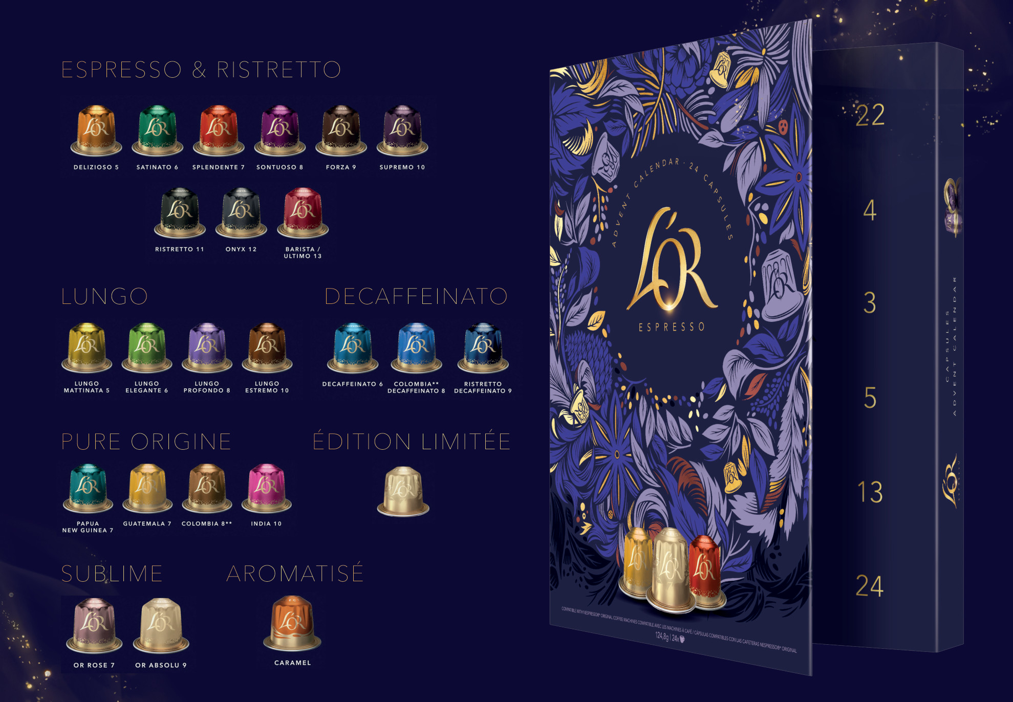 Calendrier de l’avent L’OR Espresso