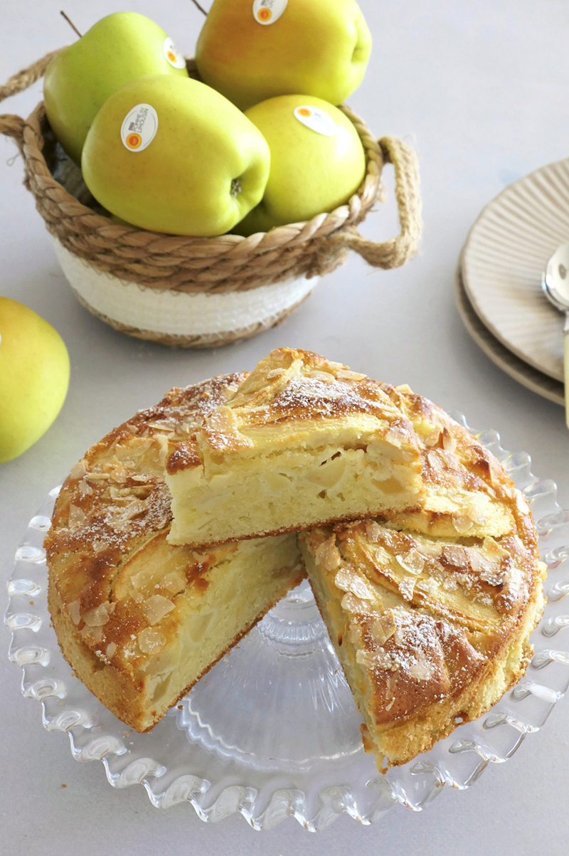 Gâteau grand-mère Pommes du Limousin AOP amandes