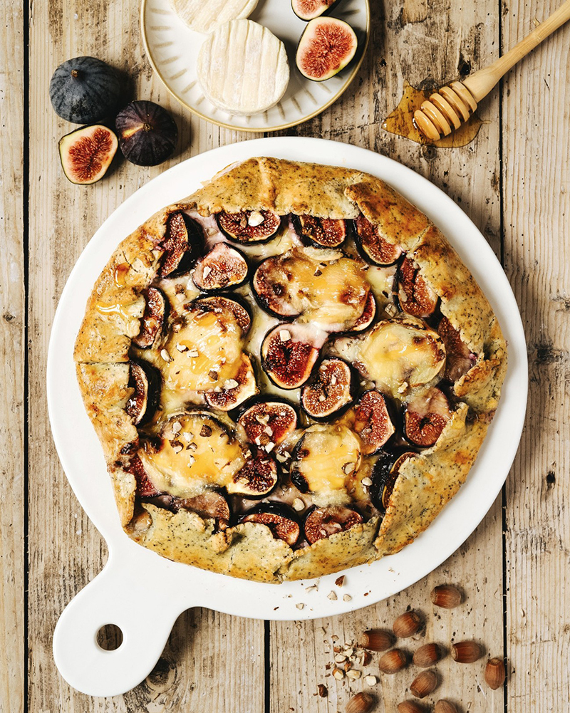 Tarte rustique figues Pélardon AOP