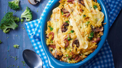 Gratin de Torsades légumes Reblochon