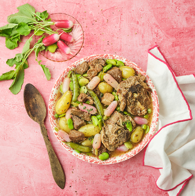Navarin d’agneau légumes de printemps