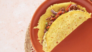Tacos carnitas Morbier AOP