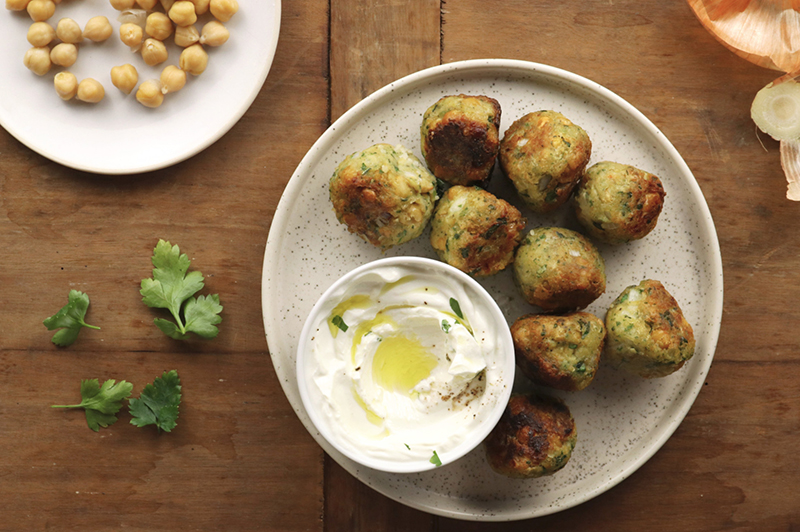 Falafels sauce yaourt