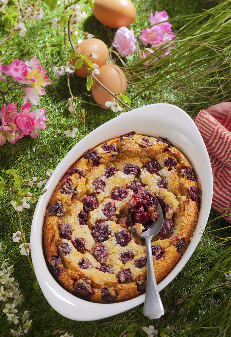Clafoutis moelleux cerises