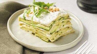 Lasagnes de courgettes pesto Petit Billy