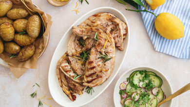Tendrons de veau marinés citron romarin