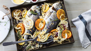 Dorade grillée fenouil