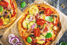 Pizza tortilla légumes