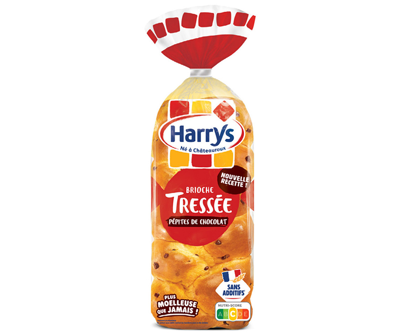 Nouvelle Brioche Tressée Pépites de Chocolat Harrys