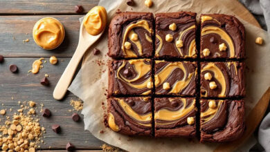 Brownie chocolat beurre de cacahuète
