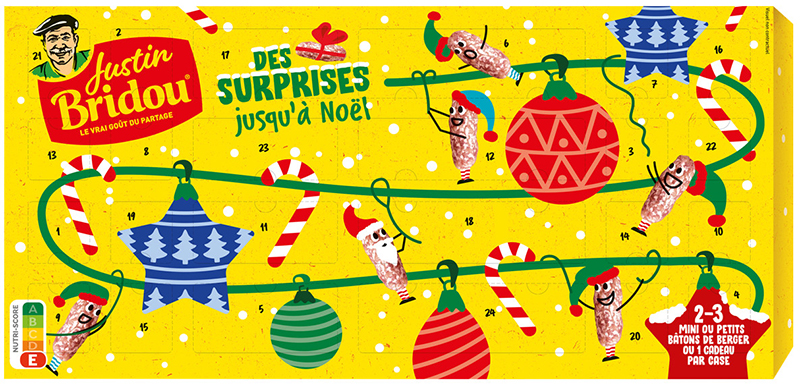 Calendrier de l’Avent Justin Bridou®