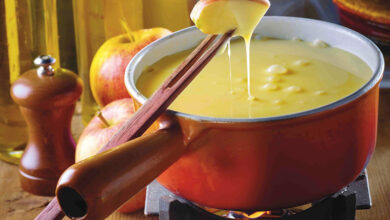Fondue Savoyarde cidre, pomme pain d’épices