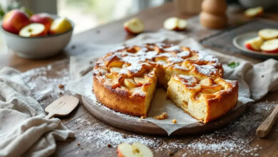 Gâteau moelleux pommes fondantes