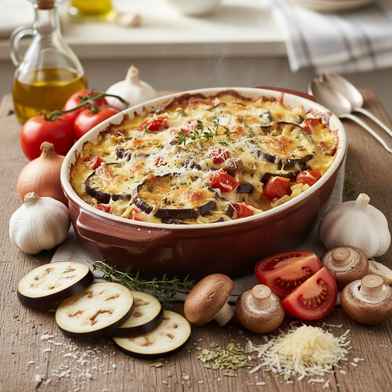 Moussaka végétarienne fondante