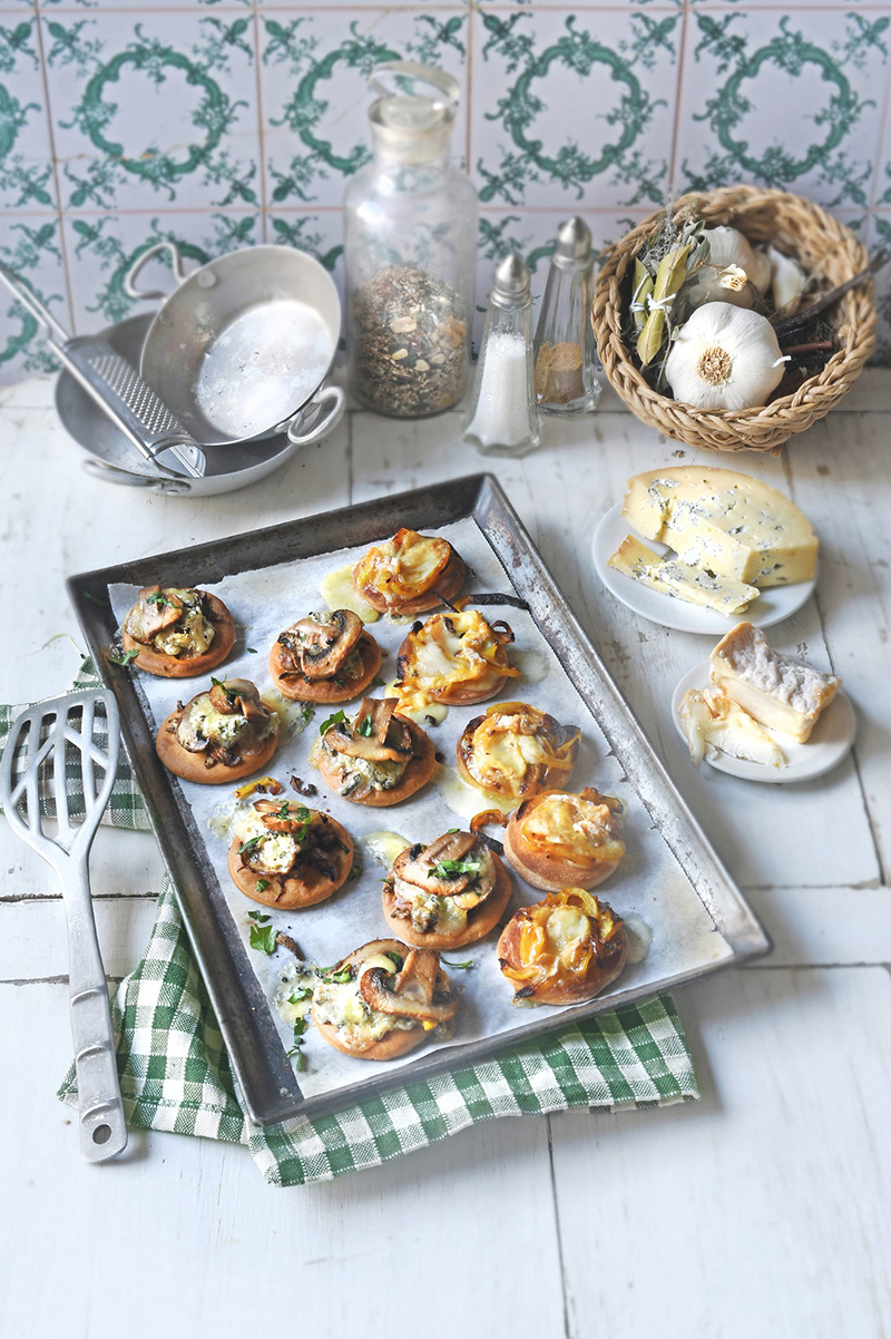 Pizzettes fromagères
