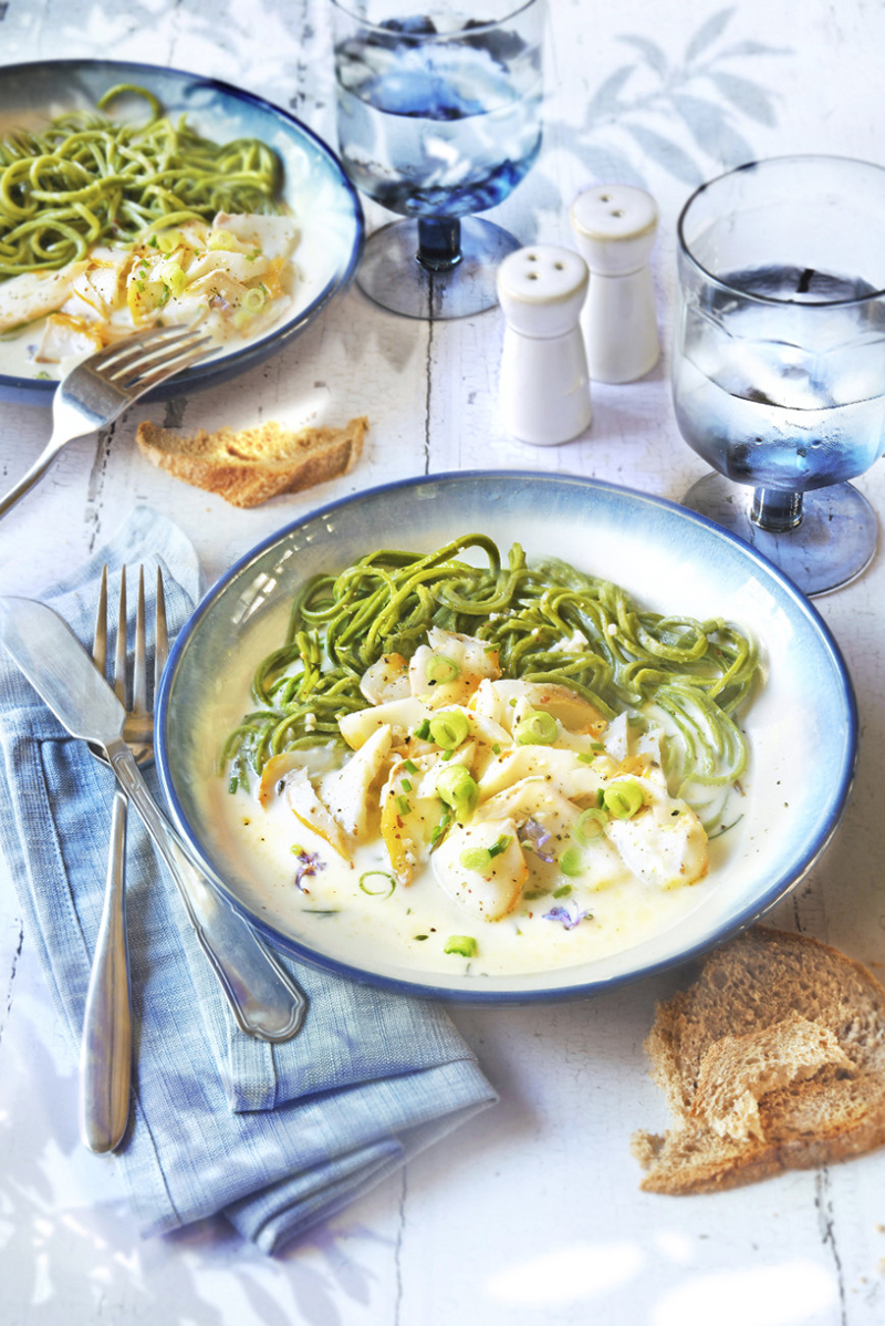 Haddock poché lait