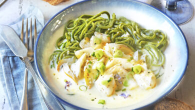Haddock poché lait