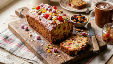 Cake moelleux fruits confits