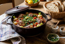 Sauté d’agneau petits navets