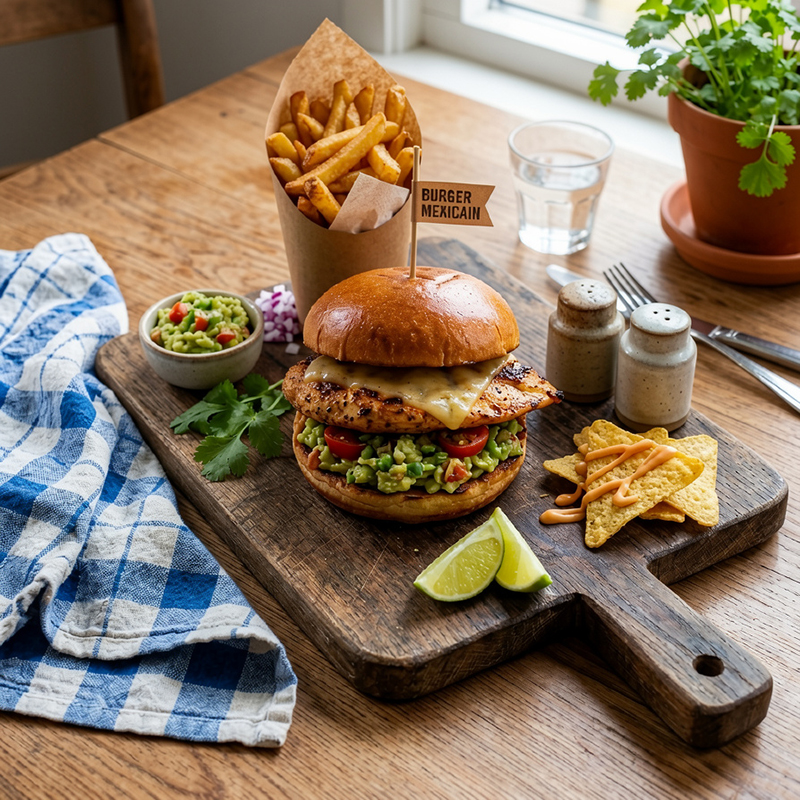 Burger Mexicain poulet