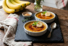 Crème brûlée banane