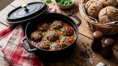 Boulettes lieu noir épices