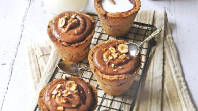 Cookies-cups crème au chocolat