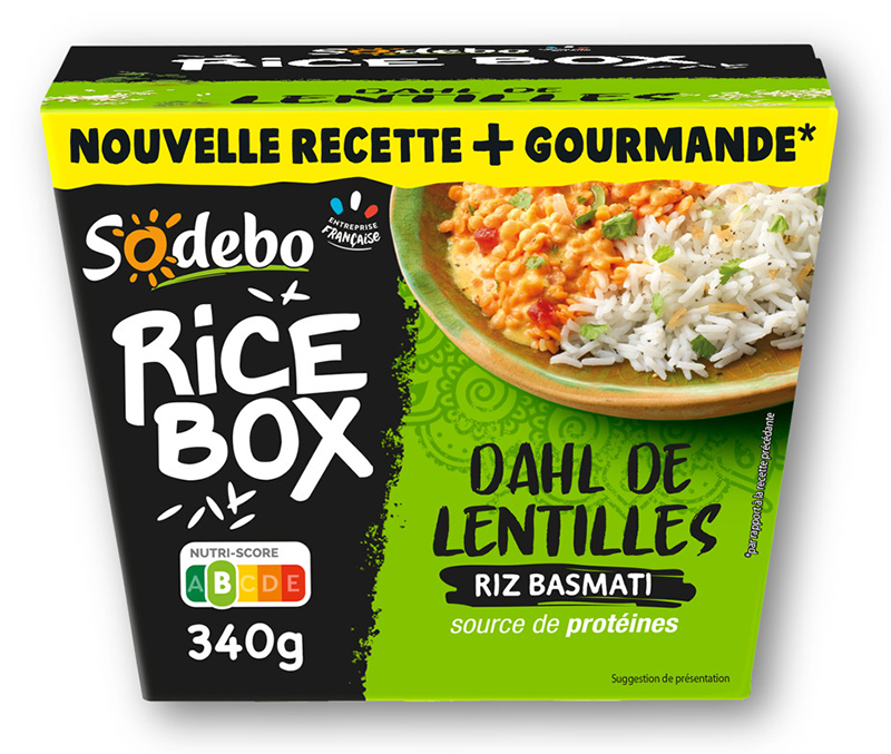 Rice Box Dahl de lentilles