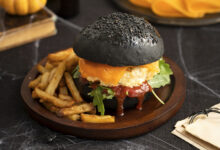 Burgers d’Halloween Mimolette Isigny Sainte-Mère