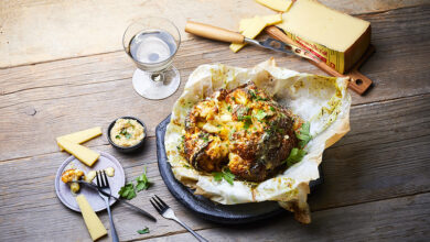 Chou-fleur rôti au four nappé d’Appenzeller® Surchoix et paprika fumé
