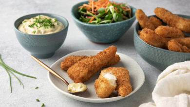 Nuggets de tacaud croustillants