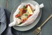 Papillote d’églefin citron gingembre