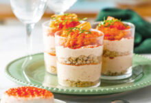 Verrines tiramisu salé