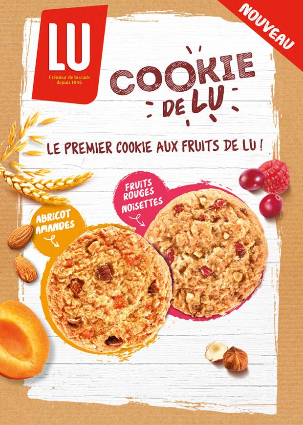 Lu Lance Ses Premiers “cookies Aux Fruits” A Vos Assiettes 1373