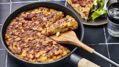 Tortilla au chorizo
