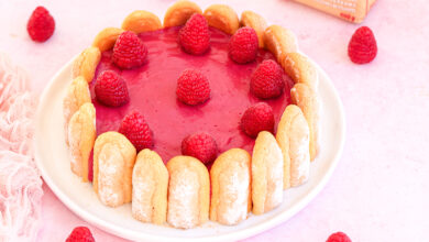 Charlotte framboise