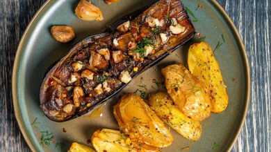 Aubergines farcies