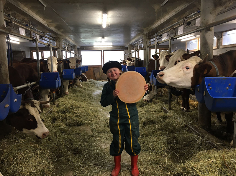 Chloé, fille d’éleveurs à Châtel