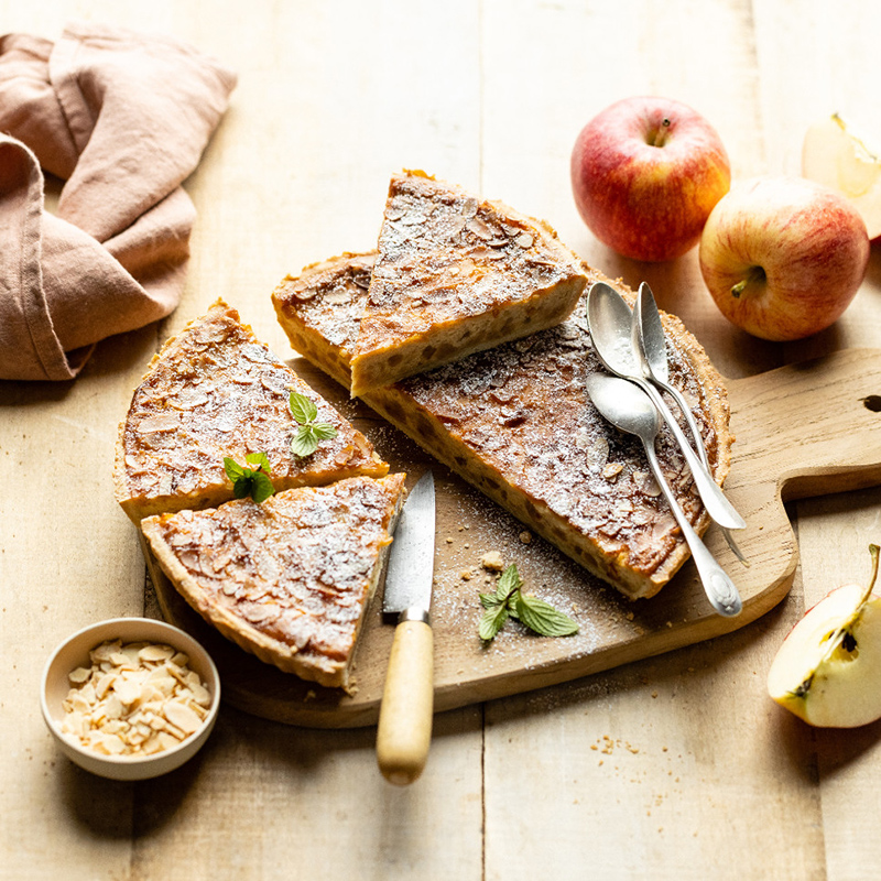 Tarte crumble façon normande