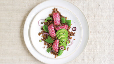 Salade lentilles