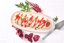 Nougat glacé framboises