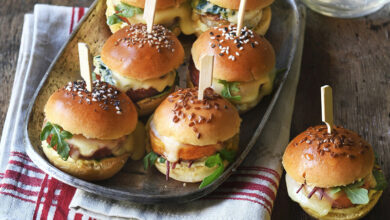 Duo mini burgers