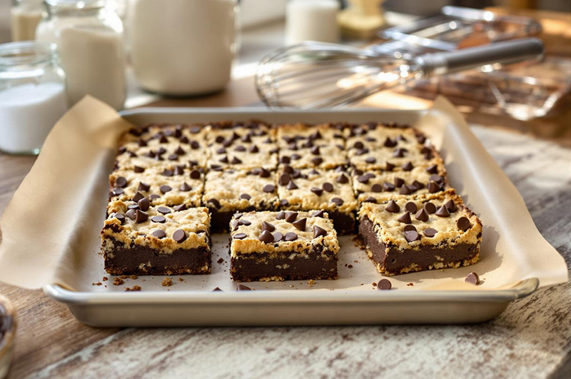 Brownies Cookie Dough pépites de chocolat