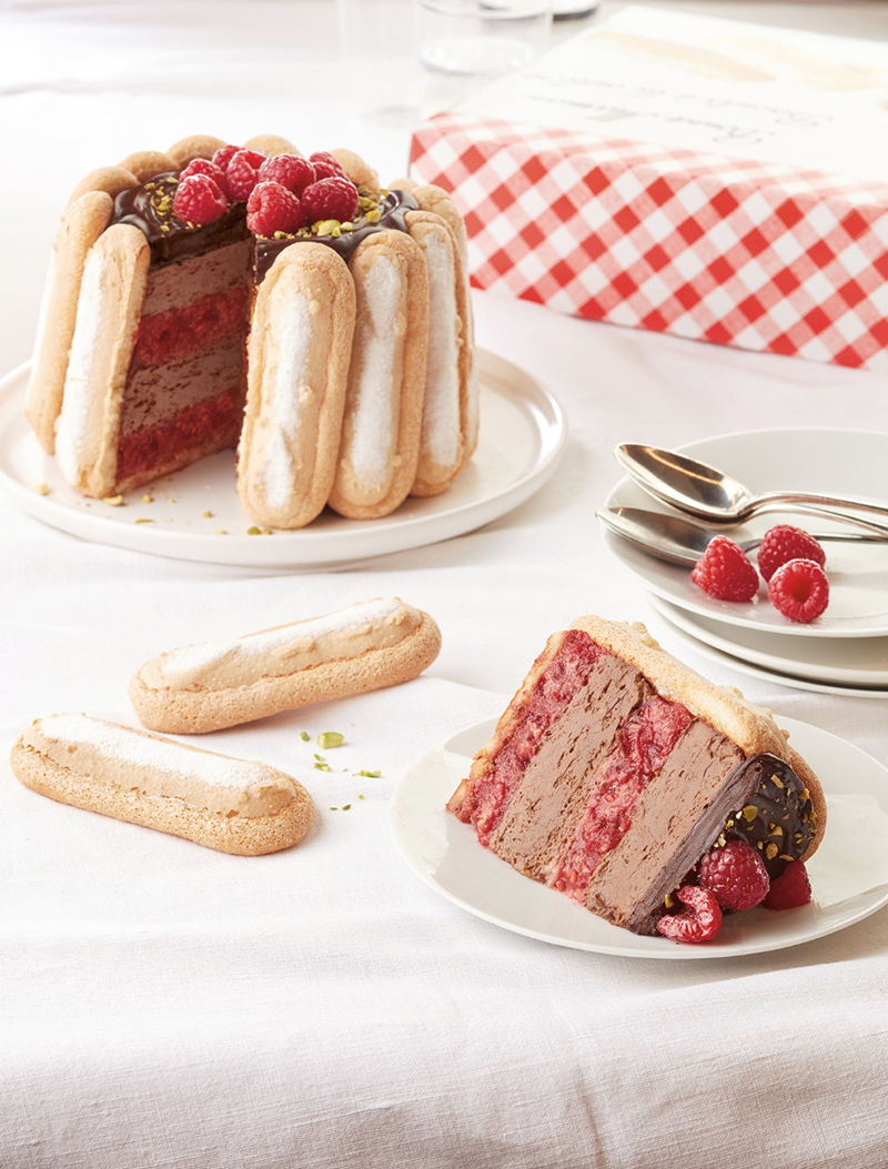 Charlotte chocolat framboise biscuits à la cuillère Bonne Maman®