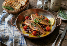 Filets de rouget à la niçoise