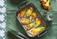 Fleurs de courgettes farcies Brocciu
