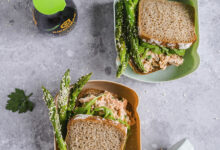 Sandwich rillettes de saumon