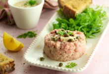 Tartare de veau façon Vitello Tonnato