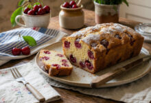 Cake cerises et amandes
