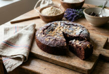 Gâteau moelleux chocolat et amandes